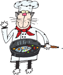 cat, cook, fish-3721717.jpg